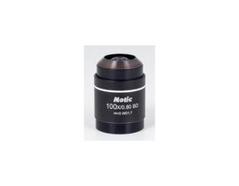 Motic Objektiv CCIS, LM, plan, achro, BD, 100x/0.8, w.d.1.7mm (AE2000 MET)