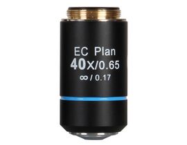 Motic Objektiv EC PL, CCIS, plan, achro, 40x/0.65, S, w.d. 0.5mm