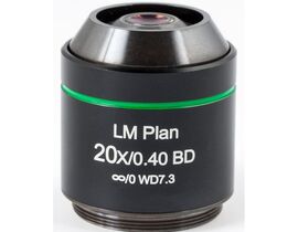 Motic Objektiv LM BD PL, CCIS, LM, plan, achro, BD 20x/0.4 w.d.7.3mm (AE2000 MET)