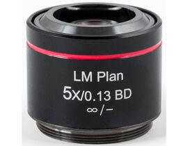 Motic Objektiv LM BD PL, CCIS, LM plan, achro, BD 5x/0.13, w.d.17.3mm (AE2000 MET)
