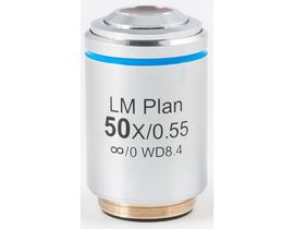 Motic Objektiv LM PL , CCIS, LM, plan, achro, 50x/0.55, w.d.8.4mm (AE2000 MET)