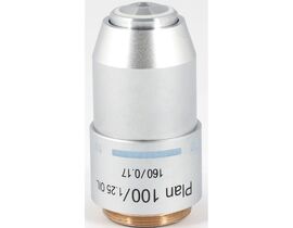 Motic Objektiv PL, plan, achro, 100x/1.25, S , Oil, w.d. 0.15 mm (RedLine200)