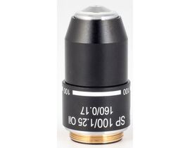 Motic Objektiv SP semiplan achro, 100X/1.25, S, Oil  w.d=0.14mm (RedLine200)