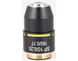 Motic Objektiv SP semiplan achro,  10X/0.25  w.d=6.4mm (RedLine200)