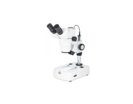 Motic Zoom-stereomikroskop SMZ-143 N2LED, trinokulárny, LED, 10×–40×, pomer 4:1