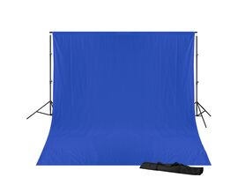 Pozadie BRESSER BR-D23 so systémom 3 × 6 m – Chromakey modré