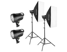 Studiový bleskový set BRESSER BRT-200 200 W