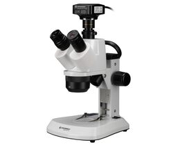 Stereomikroskop BRESSER Analyth STR Trino 10–40× + MikroCamII 12 MP USB 3.0