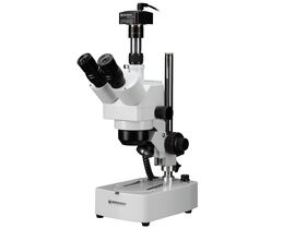 Stereomikroskop BRESSER Advance ICD 10–160× Zoom + MikroCam SF UHD