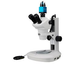 Stereomikroskop BRESSER Science ETD-201 8–50× Trino Zoom + MikroCam MINI Full HD HDMI