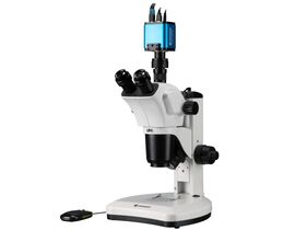 Stereomikroskop BRESSER Science ETD-301 7–63× Trino Zoom + MikroCam PRO HDMI 5 MP