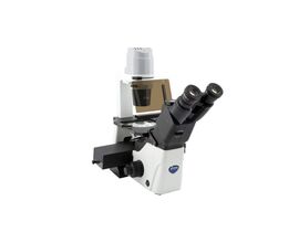 Optika Inverzný mikroskop IM-300LD4, fluorescenčný, trinokulárny, inversný, infinity, planárny, 100×–400×, 10×/22, dopadajúce a prechádzajúce svetlo, LED 8 W