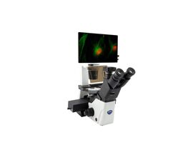 Optika Inverzný mikroskop IM-300LD4D, digitálny, fluorescenčný, infinity, planárny, 100×–400×, 10×/22, dopadajúce a prechádzajúce svetlo, LED, IOS LWD PLAN F, 4 voľné pozície filtrov