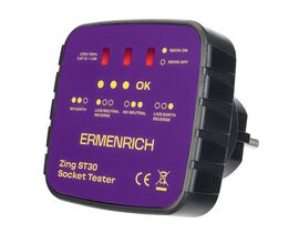 Ermenrich Zing ST30 tester zásuviek