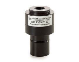 Euromex DC.1359 C-mount adaptér s 1x šošovkou, pevnou ohniskovou vzdialenosťou a krátkym tubusom pre štandardné 23,2 mm tubusy a 1" kamery