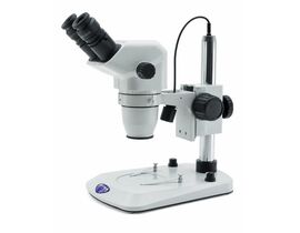 Optika Zoom-stereomikroskop Set SZ-2 / SZX-B + SZ-A1 + SZ-ST3, binokulárny, 6,7×–45×, stĺpový statív, LED