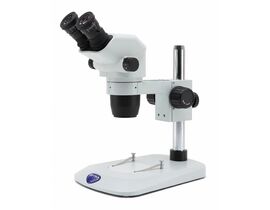 Optika Zoom-stereomikroskop Set SZ-1 / SZO-B + SZ-A1 + SZ-ST1, binokulárny, 6,7×–45×, stĺpový statív, bez osvetlenia