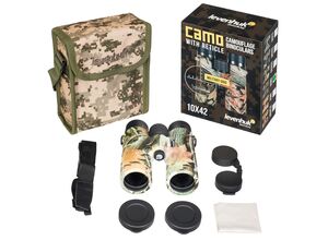 Levenhuk Camo Pine 10x42 Ďalekohľad so zámernou osnovou, Farba: Rind, image-5