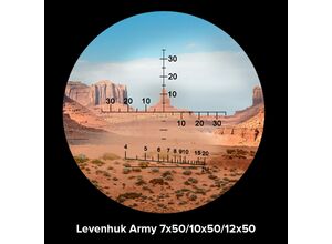 Levenhuk Army 7x50 Ďalekohľad so zámernou osnovou, image-3