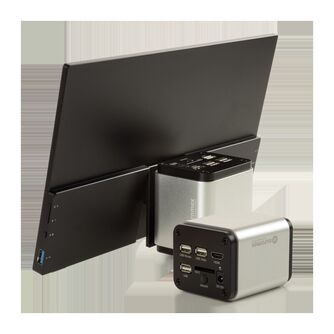 Euromex Kamera VC.3039-HDS, farebná, 1/2,8", 1,45 µm, 60/30 fps, 8 MP, HDMI/USB, 13-Zoll-HD-Bildschirm