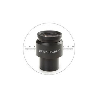 Euromex merací okulár 10x/22 mm, mikrometer, kríž, Ø 30 mm, DX.6210-CM (Delphi-X)