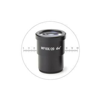 Euromex Messokular HWF 10x/20 mm okulár s mikrometrom , SB.6010-M (StereoBlue)