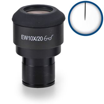 Euromex Messokular IS.6010-P, WF10x/20, ukazovateľ, mikrom., Ø 23,2 mm (iScope)