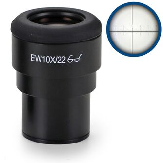 Euromex Messokular IS.6210-CM, WF 10x / 22,10/100 mikrometrov, kríž, Ø 30mm (iScope)