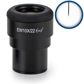 Euromex merací okulár IS.6210-P, WF 10x/22, ukazovateľ, Ø 30 mm (iScope)