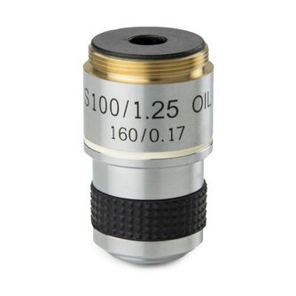 Objektív Euromex 100x/1,25 achr., pružinový, parafokálny 35 mm, MB.7000 (MicroBlue)
