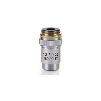 Objektív Euromex 10x/0,25 achro, DIN, EC.7010 (EcoBlue)