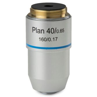 Šošovka Euromex 40x/0,65 plán, pružina, DIN, BB.8840 (BioBlue.lab)