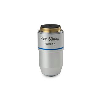 Šošovka Euromex 60x/0,80 plán, pružina, DIN, BB.8860 (BioBlue.lab)