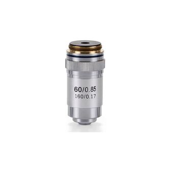 Objektív Euromex 60x/0,85 achro, DIN, pružina, EC.7060 (EcoBlue)