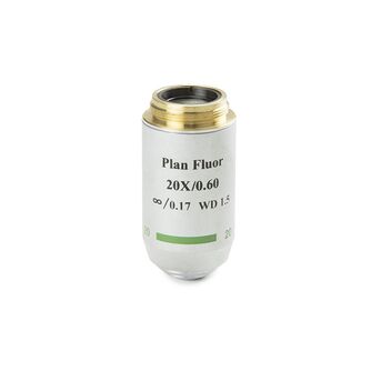 Šošovka Euromex 86.554, 20x/0,60, š. 2,1 mm, PL-FL IOS , plochá, fluarex (Oxion)