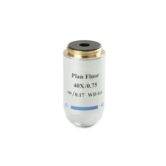 Šošovka Euromex 86.556, S40x/0,70, š. 0,42 mm, PL-FL IOS , plochá, fluarex (Oxion)