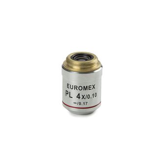 Objektív Euromex AE.3104, 4x/0,10, š. 11,9 mm, PL IOS infinity, plán (Oxion)