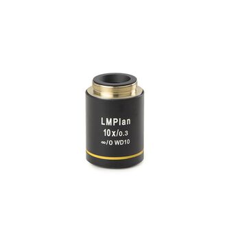 Objektív Euromex AE.3173, 10x/0,25, š. 16 mm, PL-M IOS infinity, plochý, bez krycieho skla (Oxion)