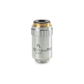 Euromex Objektiv BS.8700, E-Plan Phase EPLPHi S100x/1,25 IOS s olejovou imerziou (korekcia na nekonečno), š.d. 0,36 mm (bScope)