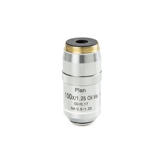 Objektív Euromex DX.7200-I, 100x/1,25, wd 0,2 mm, nekonečný plán, clona, olej, S (DelphiX)
