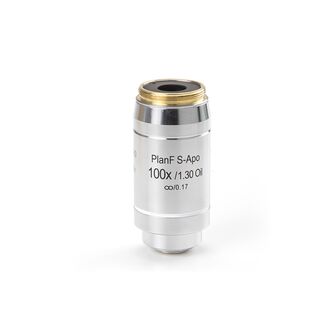 Euromex DX.7300, 100x/1,3 PLFi APO, plan semi-apo, nekonečno, Fluarex, olej, S, š. 0,15 mm (Delphi-X)