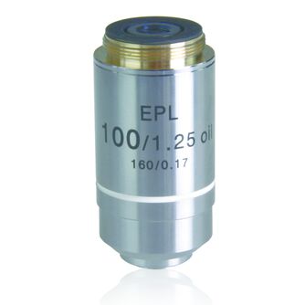 Objektív Euromex IS.7100, 100x/1,25, ponorný do oleja, wd 0,13 mm, EPL, E-plan, S (iScope)