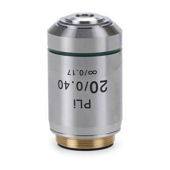 Objektív Euromex IS.7220, 20x/0,40, PLi, plán, nekonečno (iScope)