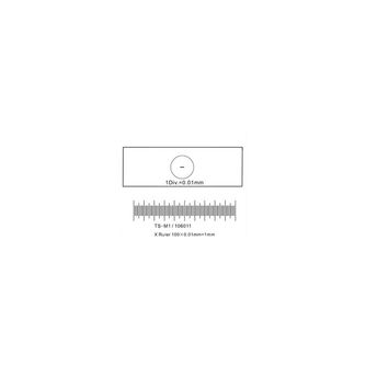 ToupTek Objektmikrometer, Linien (X) 1mm/100 Div.x0.01mm