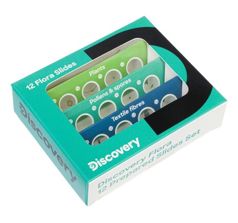 Sada mikropreparátov Discovery Flora, 12 ks.