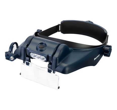 Levenhuk Discovery Crafts DHR 10 dobíjateľná náhlavná lupa