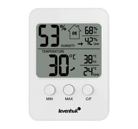 Levenhuk Wezzer BASE L30 White Thermohygrometer