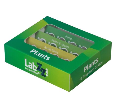 Sada hotových rastlinných preparátov Levenhuk LabZZ P12, rastliny