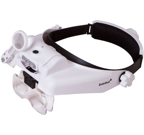 Náhlavná lupa s nabíjateľnou batériou Levenhuk Zeno Vizor HR6