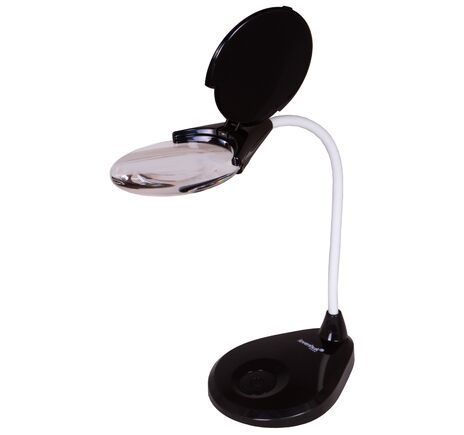 Lupa-lampa Levenhuk Zeno Lamp ZL7, čierna